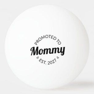 Uppflyttad till Mamma Est 2027 Ny Mamma Tillkännag Pingisboll