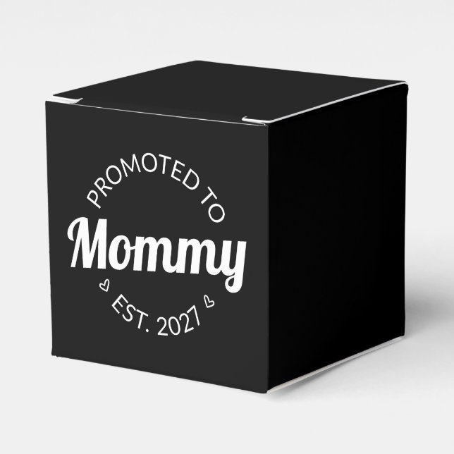 Uppflyttad till Mamma Est 2027 Ny Mamma Tillkännag Presentaskar (Framsidan Sidan)