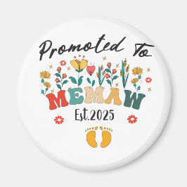 Uppflyttad till Memaw est. 2025: Ett speciellt år Magnet