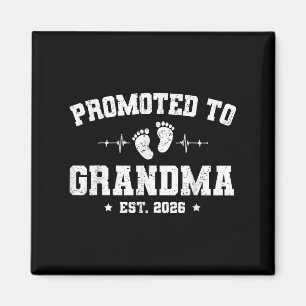 Uppflyttad till mormor Est 2026 graviditetsmeddela Magnet