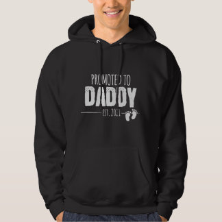 Uppflyttad till Pappa 2021 Snart blivande pappa ma Hoodie