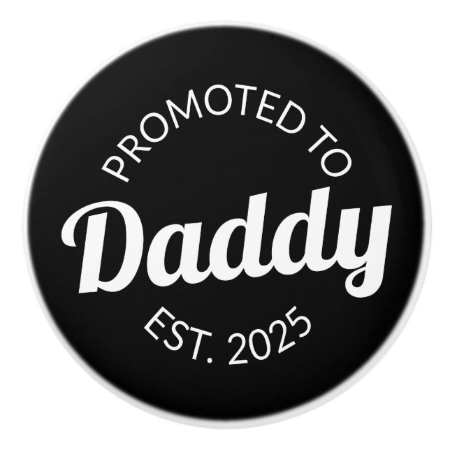 Uppflyttad till pappa Est. 2025 I Knopp (Framsidan)