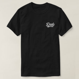Uppflyttad till pappa Est 2025 Pappa på gång, Papp T Shirt