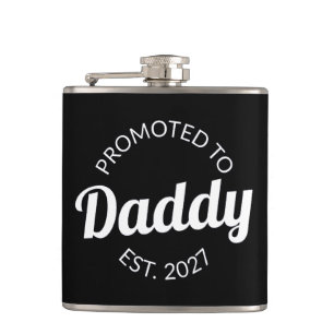 Uppflyttad till Pappa Est 2027 Ny Pappa Bebis Show Fickplunta