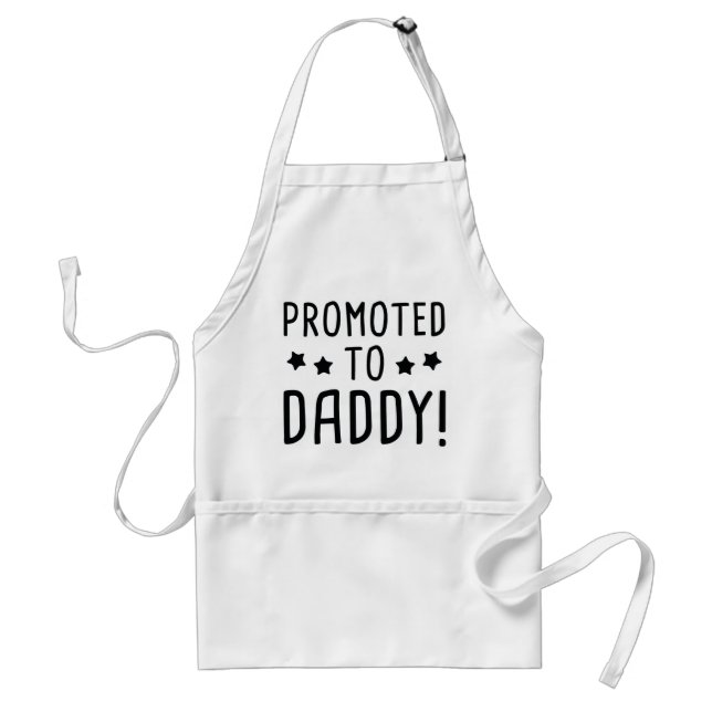 Uppflyttad till Pappa! Förkläde (Framsidan)