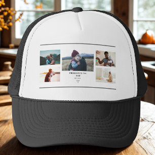 Uppflyttad till Pappa Foto Collage – Personlig Keps