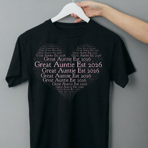 Uppflyttad till stor mostor Est 2026, present till T Shirt