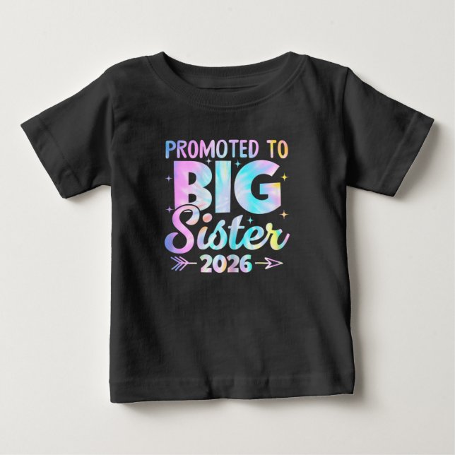 Uppflyttad till Stor syster 2026, Snart Stor syste T Shirt (Framsida)