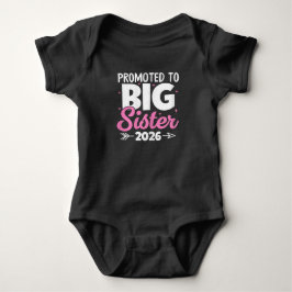 Uppflyttad till Stor syster 2026 Snart Stor syster T Shirt