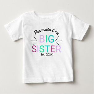 Uppflyttad Till Stor Syster Est 2022 T Shirt