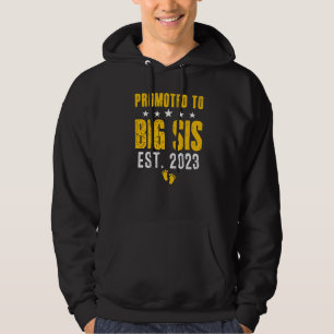 Uppflyttad till storasyster 2023 Jag kommer att va Hoodie