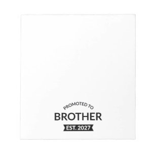 Uppflyttad till storebror Est 2027 Big Brother II Anteckningsblock