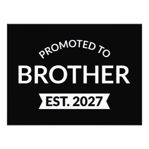 Uppflyttad till storebror Est 2027 Big Brother II Fototryck