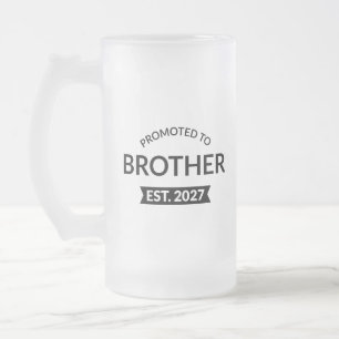 Uppflyttad till storebror Est 2027 Big Brother II Frostat Ölglas