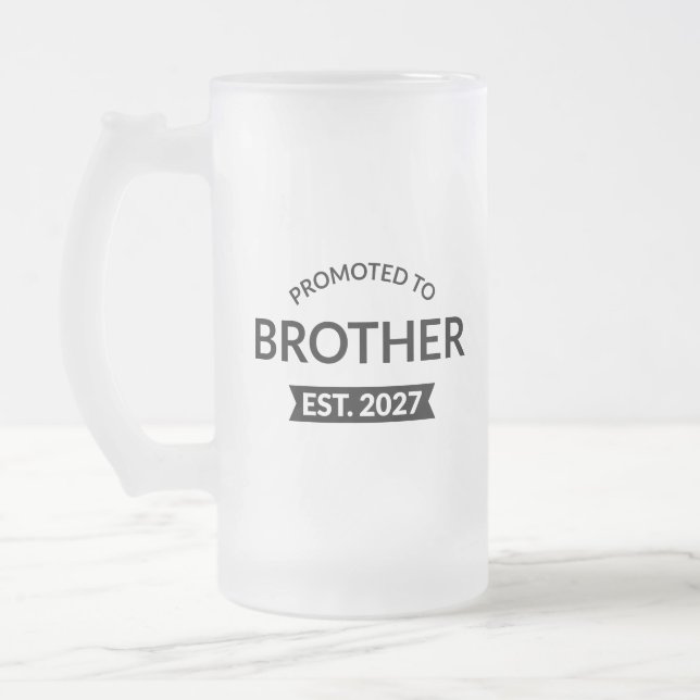 Uppflyttad till storebror Est 2027 Big Brother II Frostat Ölglas (Vänster)