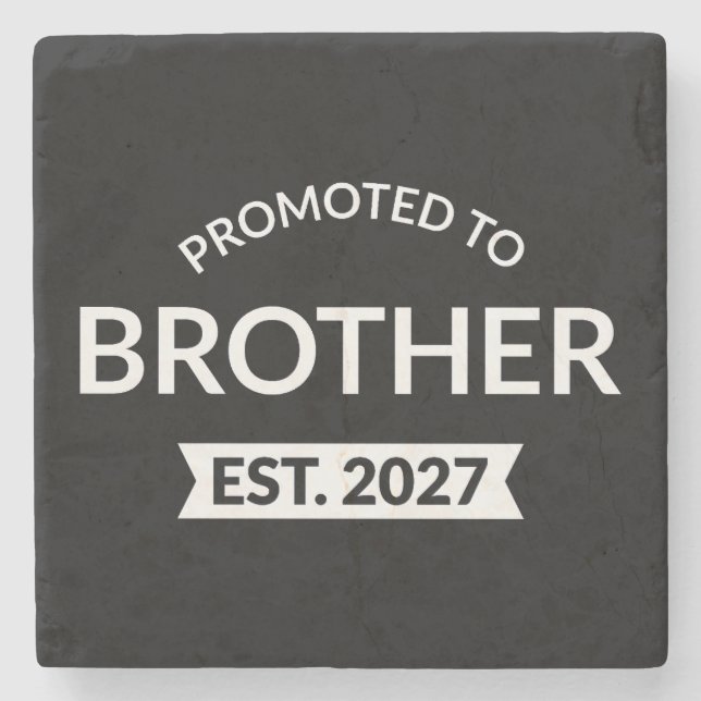Uppflyttad till storebror Est 2027 Big Brother II Stenunderlägg (Framsidan)