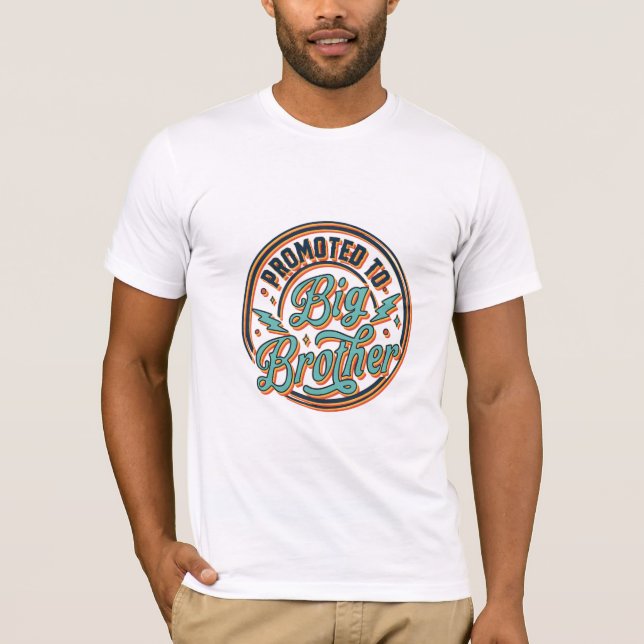 uppflyttad till storebror  t shirt (Framsida)