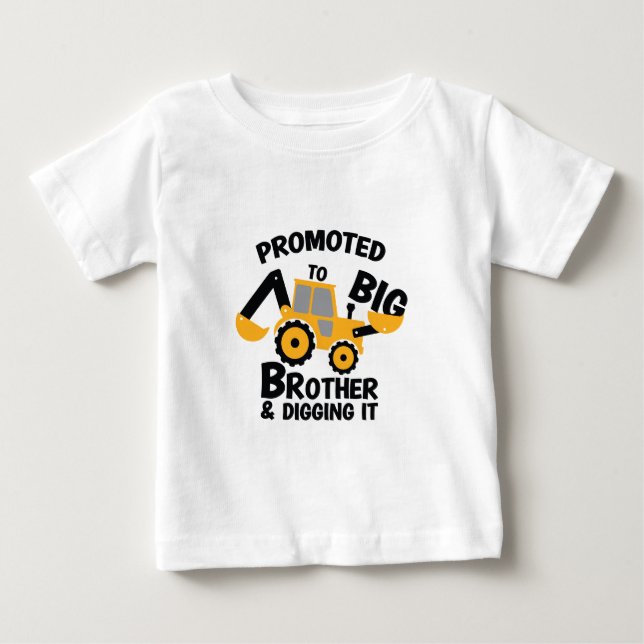 Uppflyttad till storebror t shirt (Framsida)