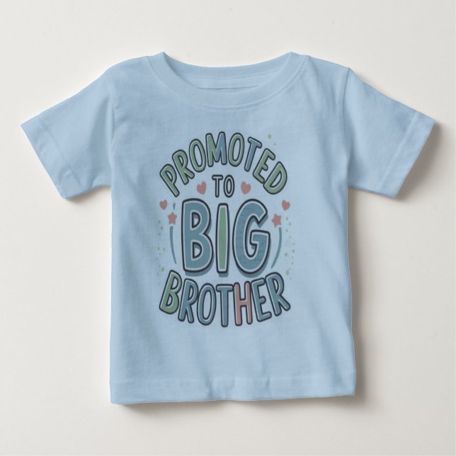 Uppflyttad till storebror t shirt (Framsida)