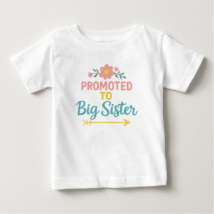 Uppflyttad till storesyster Söt systerannons T Shirt