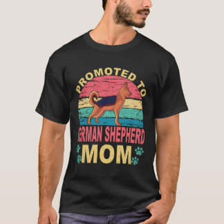 Uppflyttad till tysk schäfermamma tysk schäfer t shirt