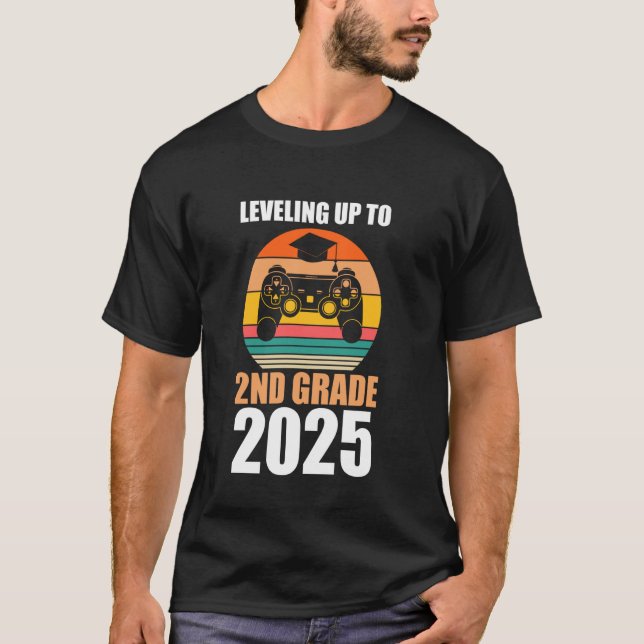 uppflyttning till 2:a klass 2025 2:a klass t shirt (Framsida)