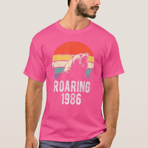 Uppfödning 1986 Vintage Retro Sunset Bear Animal 3 T Shirt
