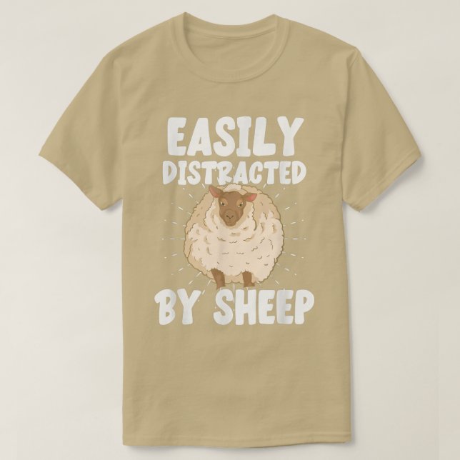 Uppfödning av djur Lover Farmer Funny Easily Distr T Shirt (Design framsida)