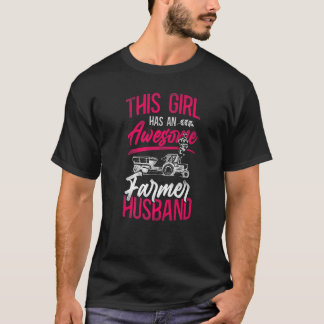 Uppfödning av Farmer Make Tractor Vintage Denna fl T Shirt