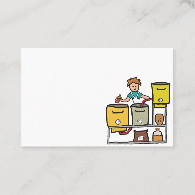 Uppfödning i hemmet visitkort (Framsida)