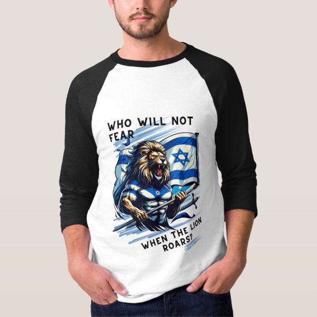 Uppfödning Lejon i Israel T Shirt (Framsida)