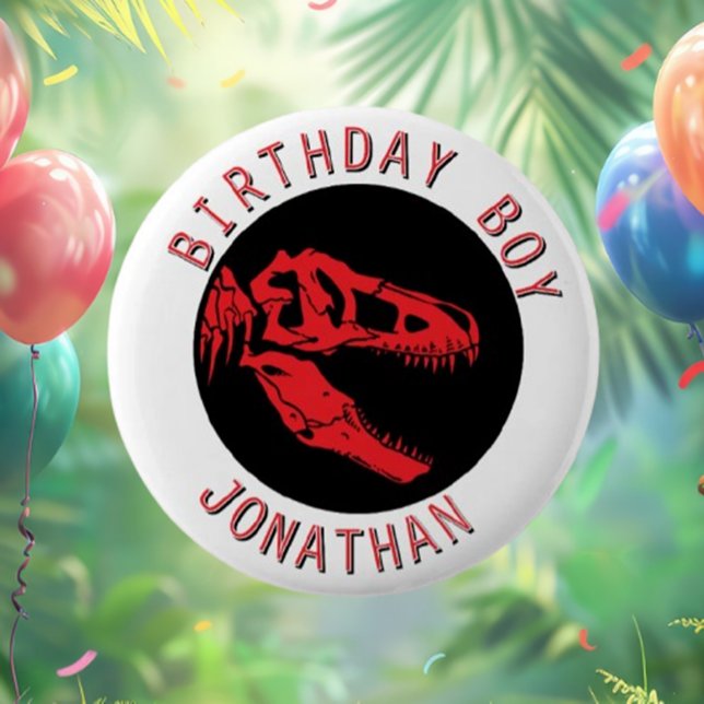 Uppfödning på födelsedagsöverraskning knapp (Roaring Dino Birthday Surprise Button: Unleash the Fun!)