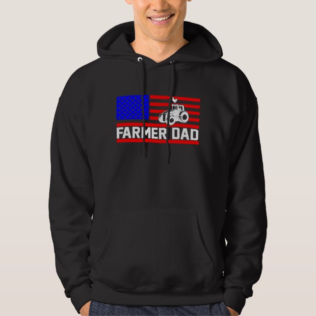 Uppfödning Pappa Hoodie (Framsida)