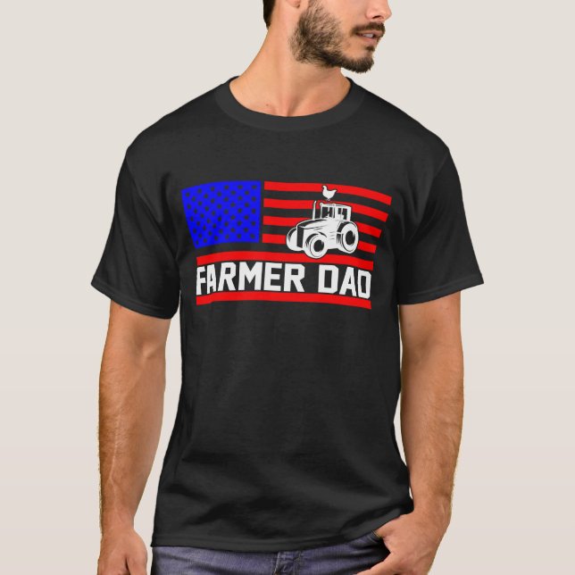 Uppfödning Pappa T Shirt (Framsida)