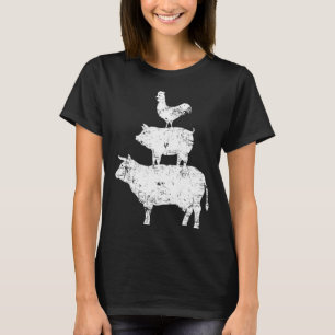 Uppfödningsanläggningar för Gris Cow Torn T Shirt