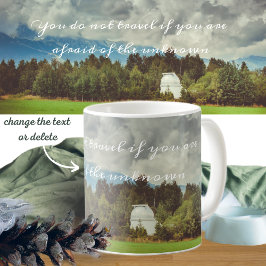 Uppföljning av berg kaffemugg