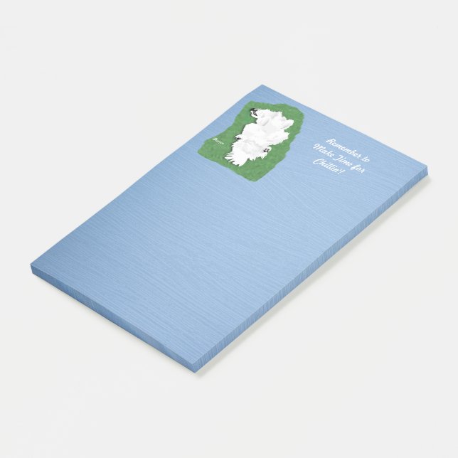 Uppföljning av efterhandsinformation®, 4 x 6 tum post-it block (Vinklad)