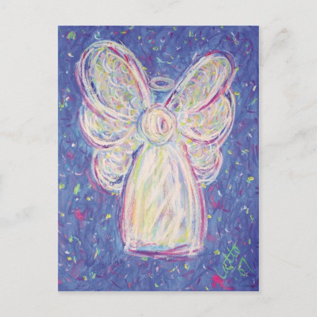 Uppföljningskort för Starry Night Angel Vykort (Framsida)