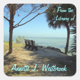 Uppföljningsnr 1-Anpassningsbarnas bokningsskylt Fyrkantigt Klistermärke