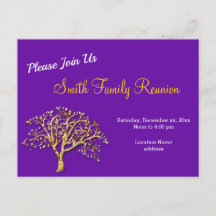 Uppföljningsvykort för familjen Golden Träd