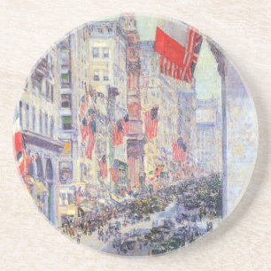 Uppför avenyn från 34:e gatan, maj 1917 av Hassam Underlägg