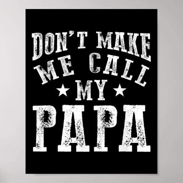 Uppför dig så jag slipper kalla pappa till farfar  poster (Framsidan)