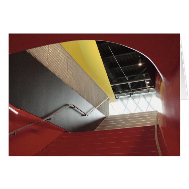 Uppför trappan till blandningskammaren hälsningskort (Framsidan Horizontal)