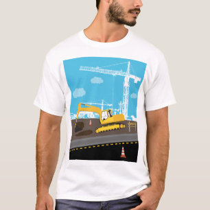 Uppförande av grävmaskinen Lastbil Lastbilar T Shirt