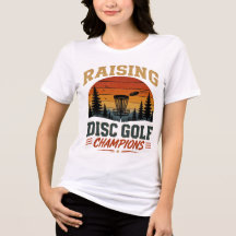 Uppfostra Discgolfmästare Retro Sunset Design