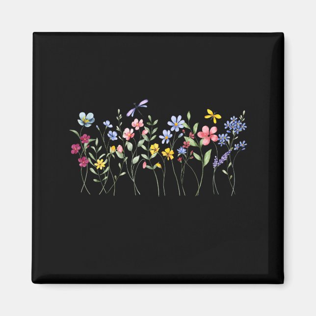 Uppfostra en vildblommamamma som passar botanisk _ magnet (Framsidan)