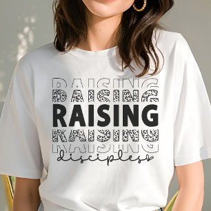 Uppfostra lärjungar kristen mamma t shirt