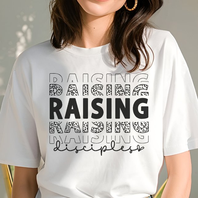 Uppfostra lärjungar kristen mamma t shirt (Skapare uppladdad)