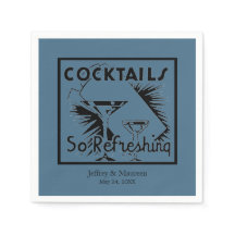 Uppfräschning av Cocktails Teal Blue Party