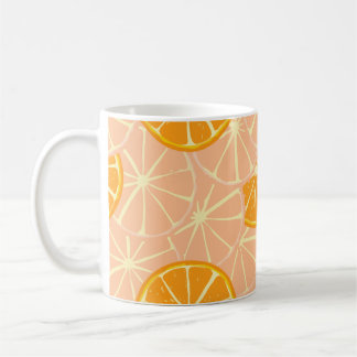Uppfräschning av tropisk Orange Frukt Kaffemugg